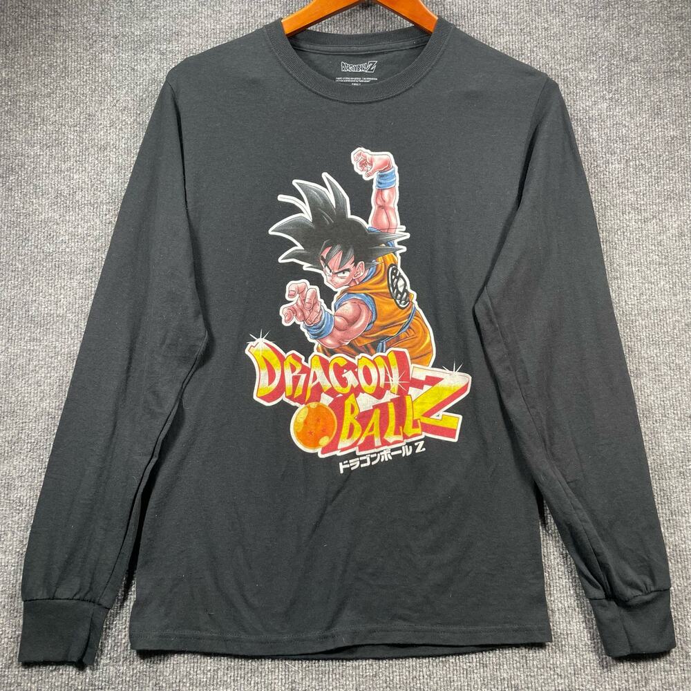 DragonballZ T-Shirt Adult Small Black Longsleeve Funimation Y2K Anime